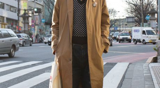 日本男士服饰搭配:薄款风衣走起来