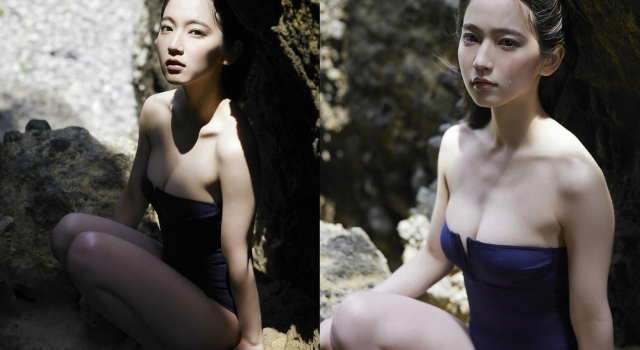 日本女星吉冈里帆写真 穿着比基尼大秀姣好身材