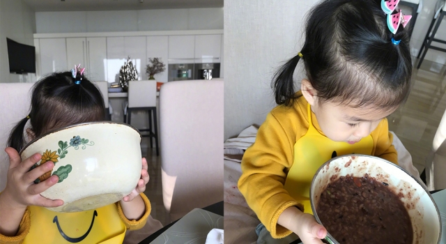 章子怡女儿送姥姥家后画风大变 全世界姥姥都一个样
