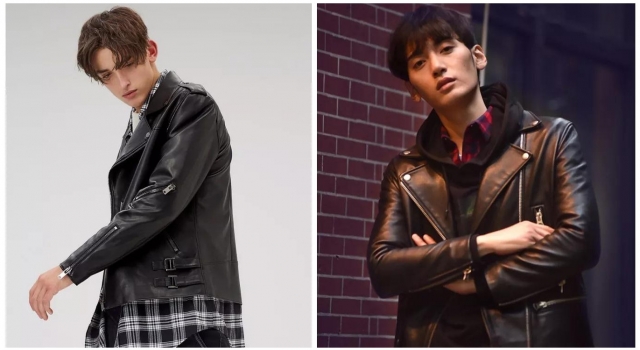又man又霸气的男士皮夹克 衣橱里的必备之宝