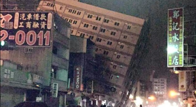 高雄6.7级地震:相当于2颗原子弹 女童受困喝尿解渴