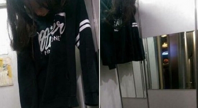 电梯恶作剧惊魂:电梯现半身上吊女 没手没脚差点吓尿