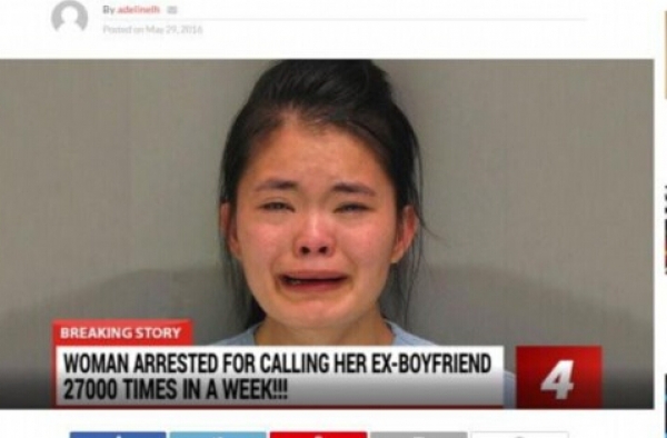 夺命连环call！女子为见前男友 7天2.7万通电话骚扰