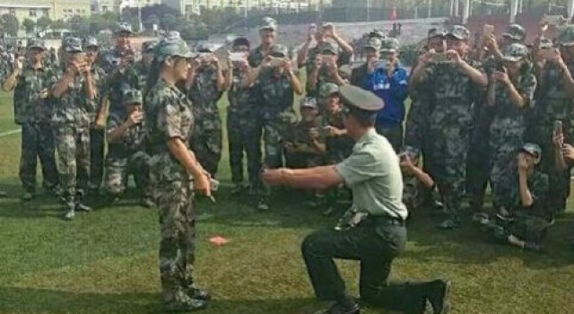表白被截胡了 要切记防火，防盗，防教官!