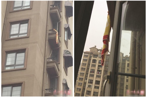 挂在阳台的床单背后的秘密：跨年夜男子在女下属家坠亡