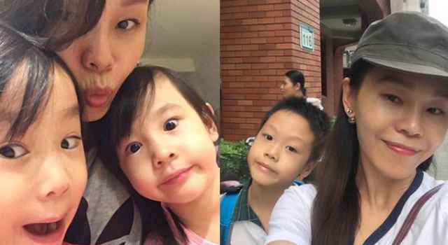 彭佳慧有几个孩子? 彭佳慧双胞胎女儿照片曝光