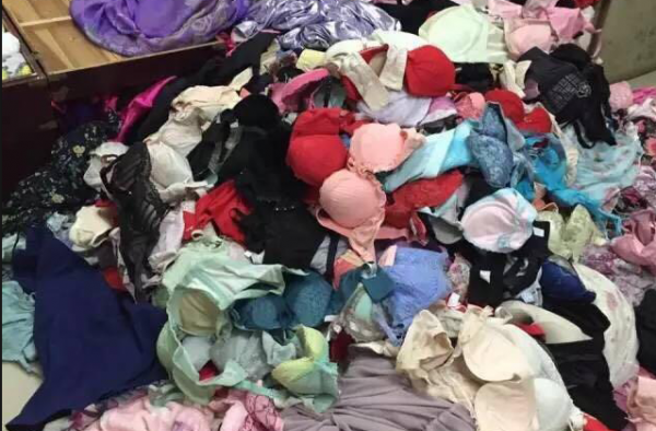精神怪癖？ 男子盗取女性内衣上万件晚上搂着睡觉