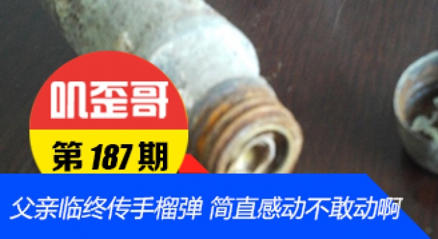 【叽歪哥 V0.187】父亲临终传手榴弹 简直感动不敢动啊！