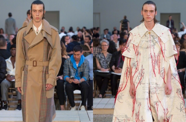 AlexanderMcQueen2018春夏男装 女性色彩浓重