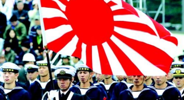 日自卫队举旭日旗 竟胆大如斯 法国视而不见