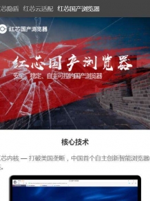 红芯浏览器回应说了什么 说好的“中国芯”呢？