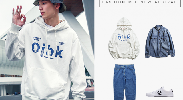 OJBK 就这套玩味的slogan标语街头装扮