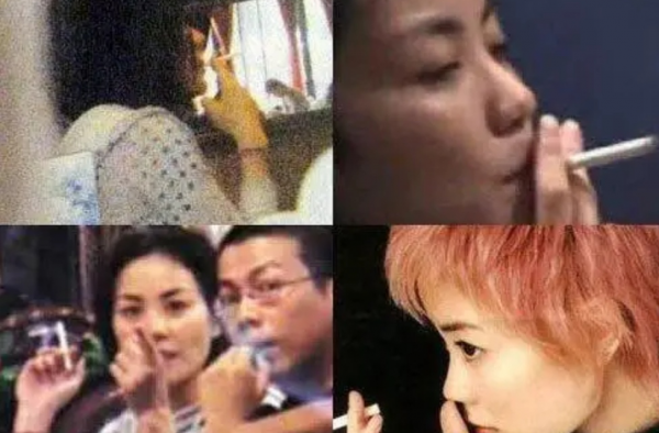 娱乐圈里有哪些抽烟的女明星？郑爽熟练 baby装！
