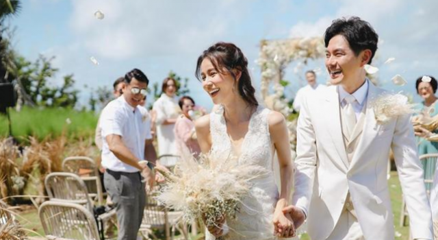 萧正楠晒婚礼照 萧正楠黄翠如日本度蜜月 晒照疑怀孕？