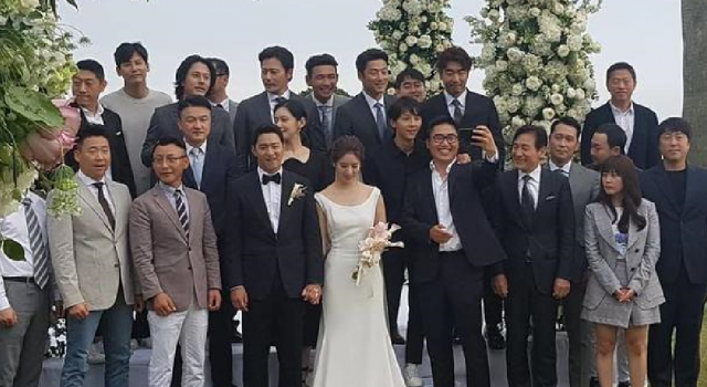 朱镇模婚礼现场曝光 老婆超美 宋仲基张东健到场祝福