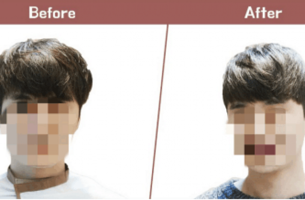 两侧的头发怎么压下来？大白头莫西干10分钟男生头发定型鬓角防翘