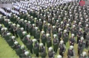 深圳公安武警练兵 公安武警联合 香港现在怎么样了