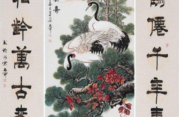 2020年流行什么客厅挂画，好寓意的国画花鸟画成为热点
