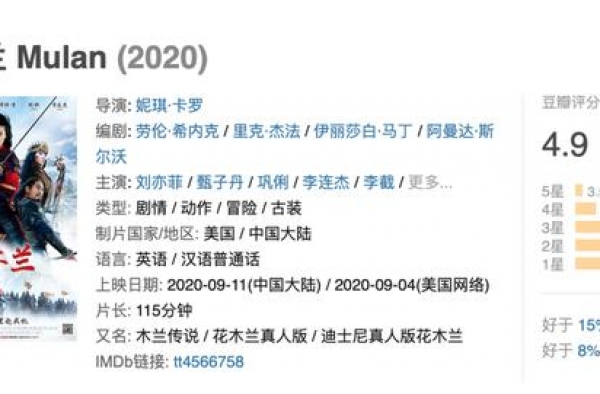 《花木兰》为什么国内口碑差这么多？内因在迪士尼，外因在刘亦菲