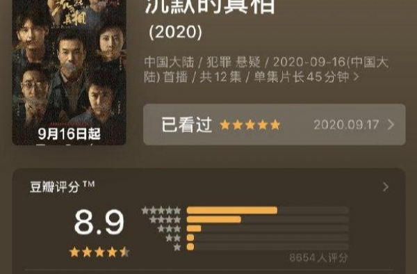 《沉默的真相》开分8.9，站的还不够高，他还可以再高！