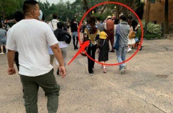 洪欣带儿子女儿游玩，蔡少芬李亚男作伴，唯独不见老公张丹峰