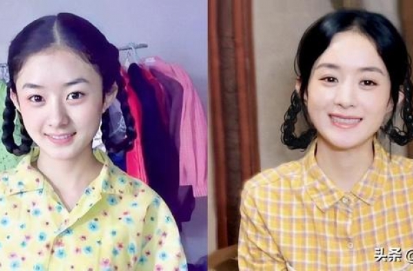 赵丽颖新剧造型曝光，嫩的和18岁没差别，网友：这女人有变过吗