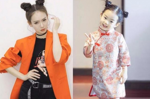 都称赞戚薇的女儿长得漂亮，直到看到白冰的女儿，网友：等你长大