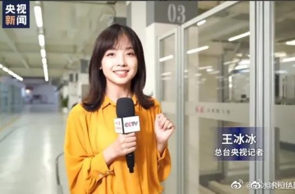 央视最美女记者王冰冰走红，网友称之为国民情人、国民女友