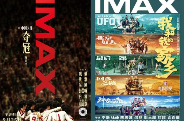IMAX国庆节期间总票房达1.28亿 较去年增长23%