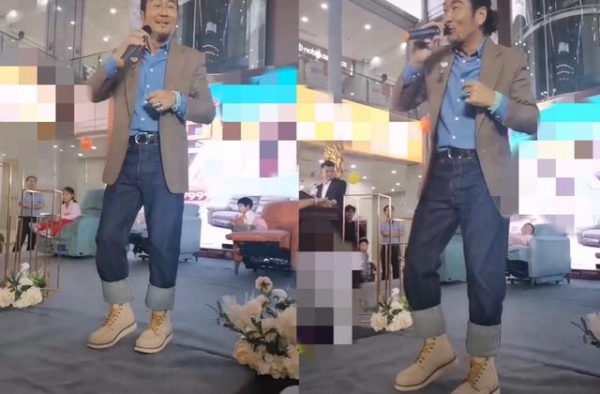 孙兴商场开业表演显邋遢，卖力演唱遭无视，被曝唱五首歌不要三千