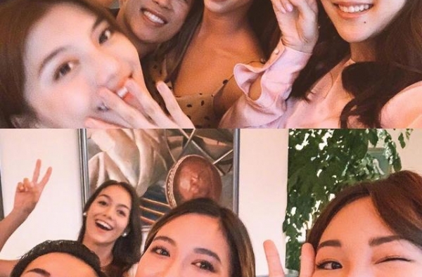 吴千语不愧是模特，参加婚礼比新娘还抢镜，身材美貌让她成焦点