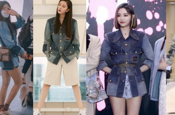 4位女明星撞衫大牌同款，照片呈现4个颜色，到底该相信谁？