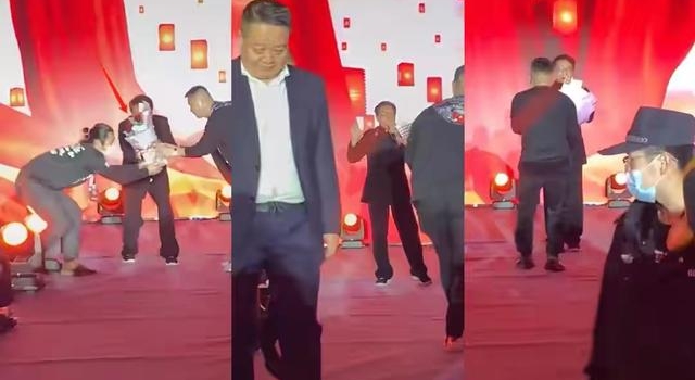 国际巨星成龙沦落到靠商演捞金？舞台简陋毫无秩序 太凄凉