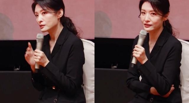 周涛近照暴露真实状态，法令纹深脸凹陷，没等嘉宾说完就抢话筒？