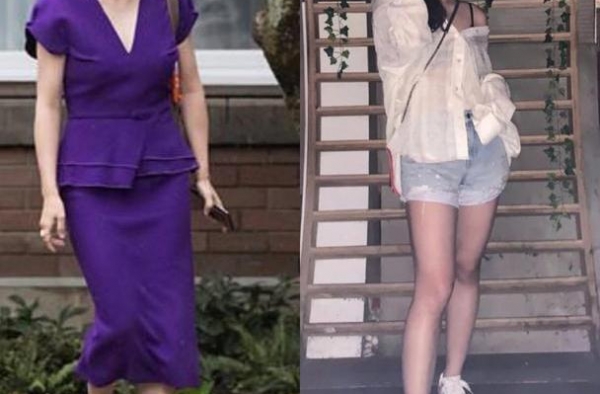姚安娜比姐姐孟晚舟还大胆！穿透视衬衫大秀性感身材，气质大完胜