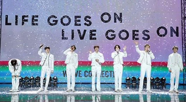 防弹少年团参加参加BIGHIT 2021新年音乐会