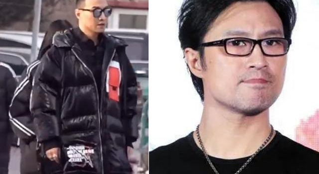 49岁汪峰寸头造型曝光，穿上黑色紧身裤后，一双小鸟腿比女生细