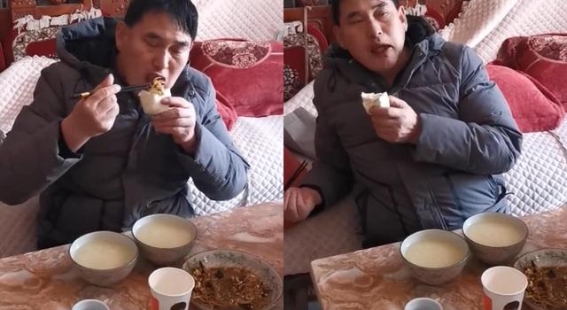 大衣哥坐地上吃饭遭嘲没坐相，暴露身后高档家具，出手阔绰买豪车